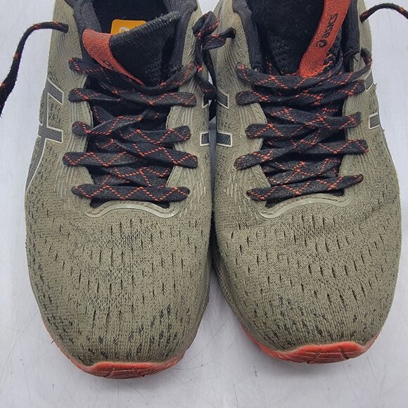 Asics Gel Nimbus 24 TR Nature Bathing Olive Mens 8.5 Green Athletic Shoes - Picture 10 of 13